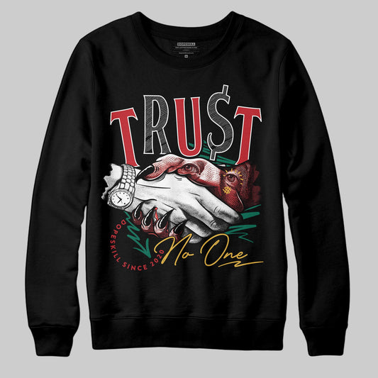 Jordan 3 Mexico 'El Vuelo' DopeSkill Sweatshirt Trust No One Graphic Streetwear - Black