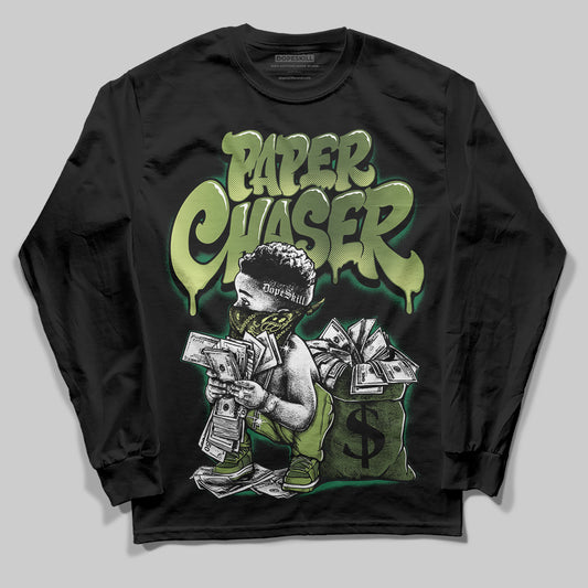 Foamposite Pro 'Pine Green' DopeSkill Long Sleeve T-Shirt Paper Chaser Boy Graphic Streetwear - Black