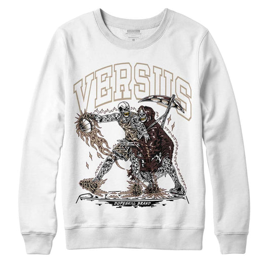 Jordan 1 High OG “Latte” DopeSkill Sweatshirt VERSUS Graphic Streetwear - White
