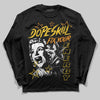 Yellow Sneakers DopeSkill Long Sleeve T-Shirt Fix Your Energy Graphic Streetwear - black