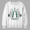 Jordan 5 “Lucky Green” DopeSkill Sweatshirt Breathe Graphic Streetwear - White