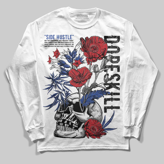 Jordan 4 “Rare Air” DopeSkill Long Sleeve T-Shirt Side Hustle Graphic Streetwear - White