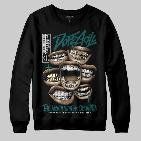 ASICS Gel-1130 'White Dark Neptune' DopeSkill Sweatshirt The Mouth With No Droughts Graphic Streetwear - Black