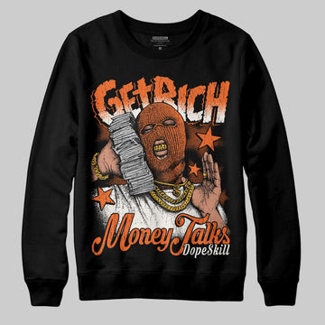 Jordan 1 Retro High OG Shattered Backboard (2025) DopeSkill Sweatshirt Get Rich Graphic Streetwear - Black