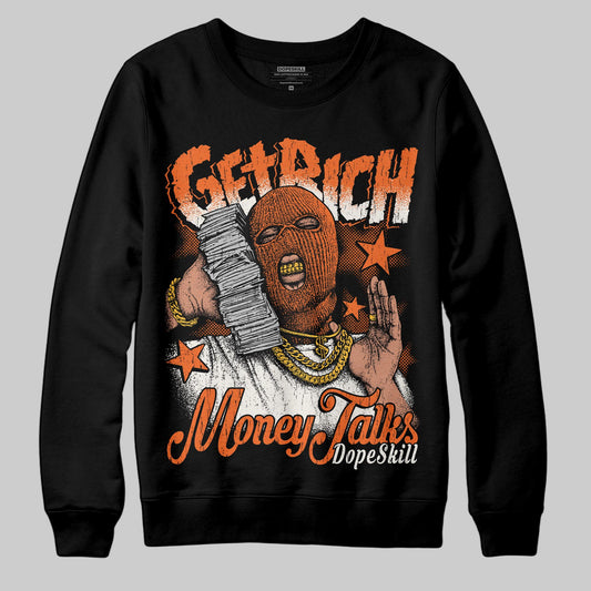 Jordan 1 Retro High OG Shattered Backboard (2025) DopeSkill Sweatshirt Get Rich Graphic Streetwear - Black