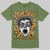 Olive Sneakers DopeSkill T-Shirt Root of Evil Graphic Streetwear - Military Green
