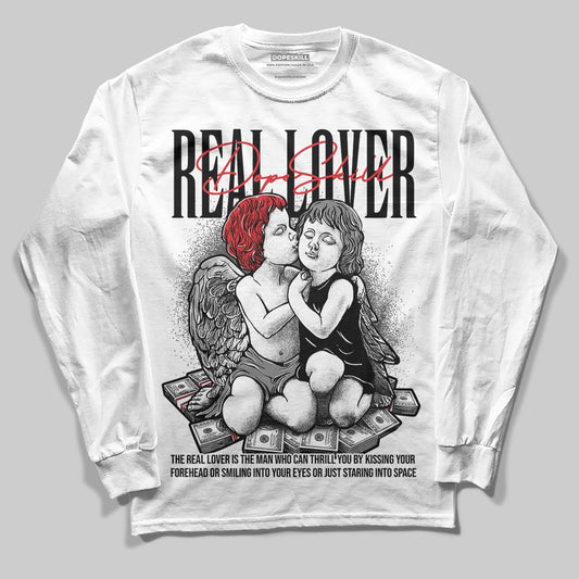 Jordan 10 Retro Shadow (2025) DopeSkill Long Sleeve T-Shirt Real Lover Graphic Streetwear - White