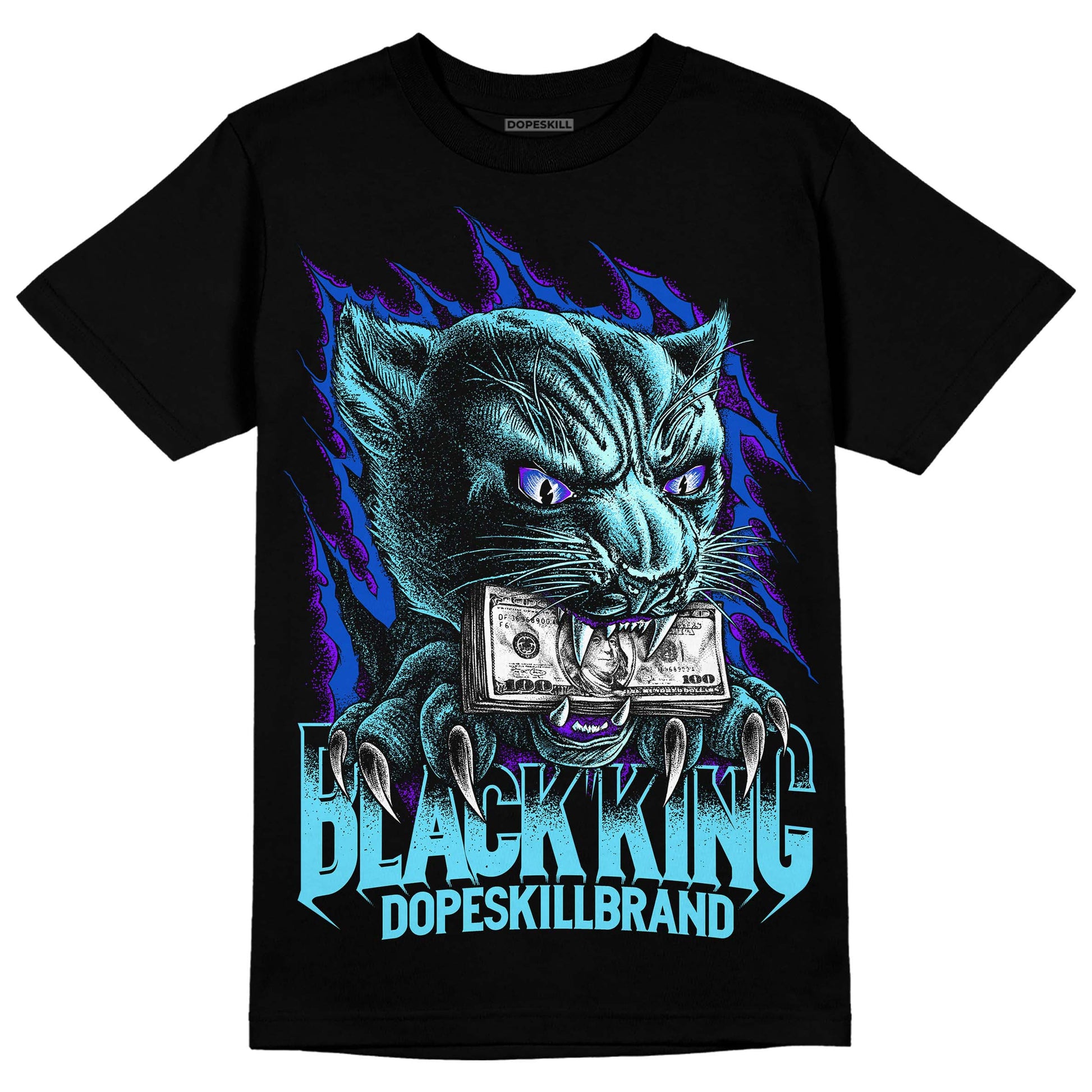 Dunk Low Argon DopeSkill T-Shirt Black King Graphic Streetwear - Black