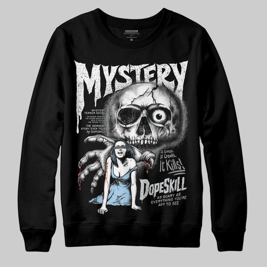 Jordan 5 Retro Wolf Grey (2026) DopeSkill Sweatshirt Mystery Ghostly Grasp Graphic Streetwear - Black