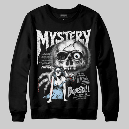 Jordan 5 Retro Wolf Grey (2026) DopeSkill Sweatshirt Mystery Ghostly Grasp Graphic Streetwear - Black