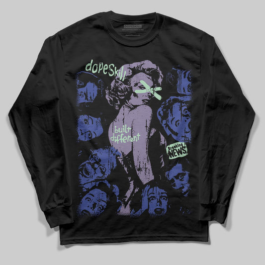 Jordan 1 Retro Low OG Zion Williamson Voodoo Alternate DopeSkill Long Sleeve T-Shirt Built Different Graphic Streetwear - Black
