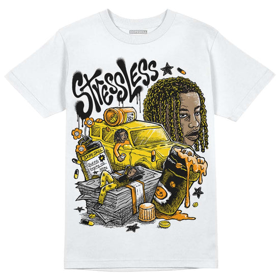 Jordan 6 “Yellow Ochre” DopeSkill T-Shirt Stressless Graphic Streetwear - White