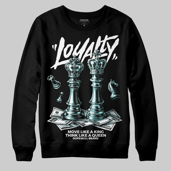 Black and White Sneakers DopeSkill Sweatshirt Loyalty Graphic Streetwear - Black