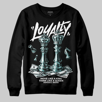 Black and White Sneakers DopeSkill Sweatshirt Loyalty Graphic Streetwear - Black