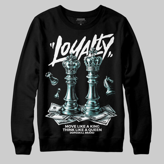 Black and White Sneakers DopeSkill Sweatshirt Loyalty Graphic Streetwear - Black