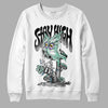 Jordan 3 "Green Glow" DopeSkill Sweatshirt Stay High Graphic Streetwear - White 