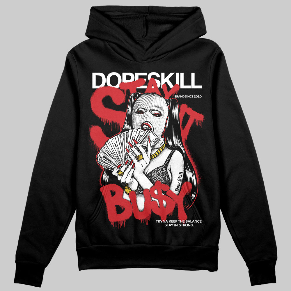 Jordan 3 OG “Black Cement” DopeSkill Hoodie Sweatshirt Stay It Busy Graphic Streetwear - Black