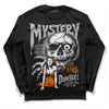 Dunk Low Cool Grey DopeSkill Long Sleeve T-Shirt Mystery Ghostly Grasp Graphic Streetwear - Black