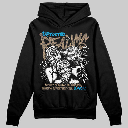 Jordan 3 GS “We Outside” DopeSkill Hoodie Sweatshirt Distorted Realms Graphic Streetwear - Black