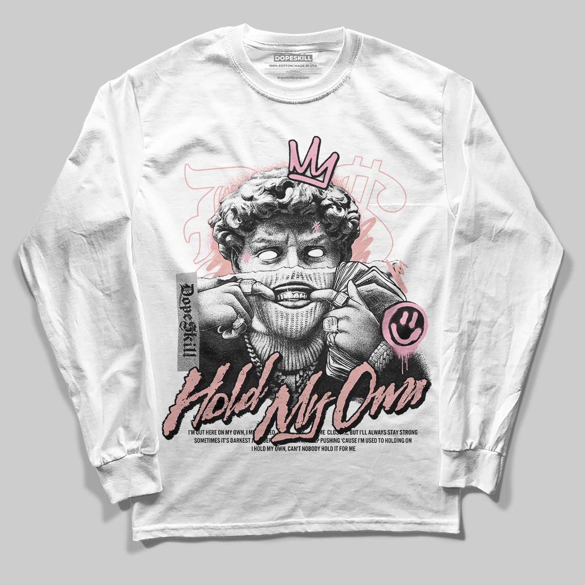 Jordan 1 Low OG “Rust Pink” DopeSkill Long Sleeve T-Shirt In My Way Graphic Streetwear - White