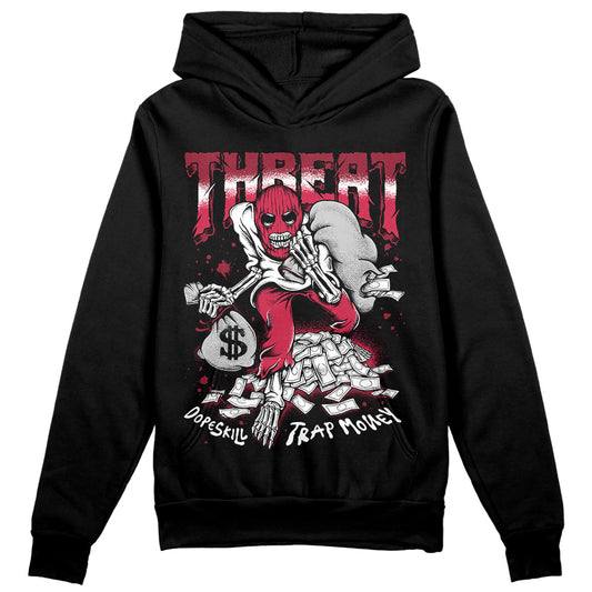 Jordan 1 Retro High '85 OG Metallic Burgundy DopeSkill Hoodie Sweatshirt Threat Graphic Streetwear - black