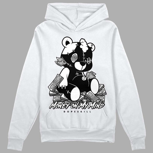 Jordan 1 High OG “Black/White” DopeSkill Hoodie Sweatshirt Never Forget Loyalty  Graphic Streetwear - White 