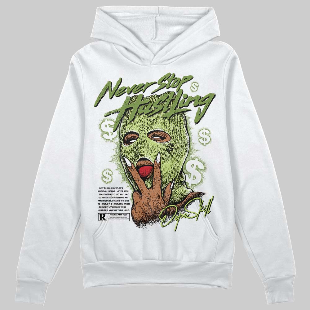 Dunk Low Pro SB 'Fruity Pack - Green Apple' DopeSkill Hoodie Sweatshirt Never Stop Hustling Graphic Streetwear - White