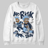 Asics Gel-Cumulus 16 Wash/Independence Blue DopeSkill Sweatshirt No Risk No Story Graphic Streetwear - White 