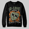 Jordan 4 Retro OG SP Undefeated (2025) DopeSkill Sweatshirt Crying Heart Graphic Streetwear - black