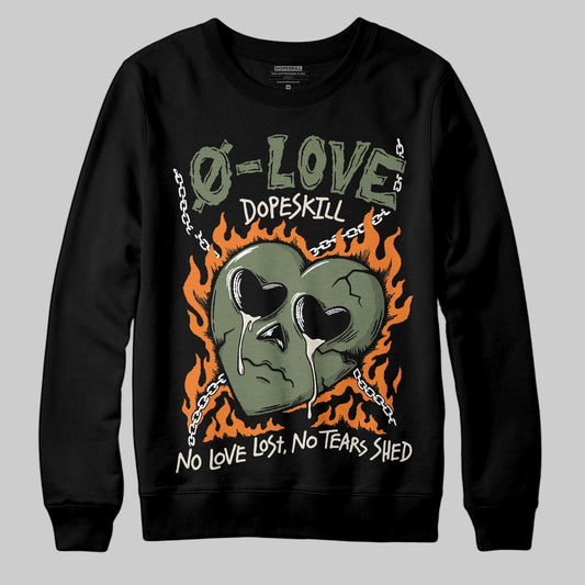 Jordan 4 Retro OG SP Undefeated (2025) DopeSkill Sweatshirt Crying Heart Graphic Streetwear - black