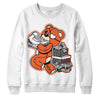 Jordan 3 Georgia Peach DopeSkill Sweatshirt Bear Steals Sneaker Graphic Streetwear - White
