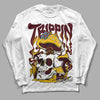 Dunk Yellow Bordeaux DopeSkill Long Sleeve T-Shirt Trippin Graphic Streetwear - White