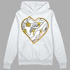 Jordan 4 "Sail" DopeSkill Hoodie Sweatshirt Heart Jordan 4 Graphic Streetwear - White 