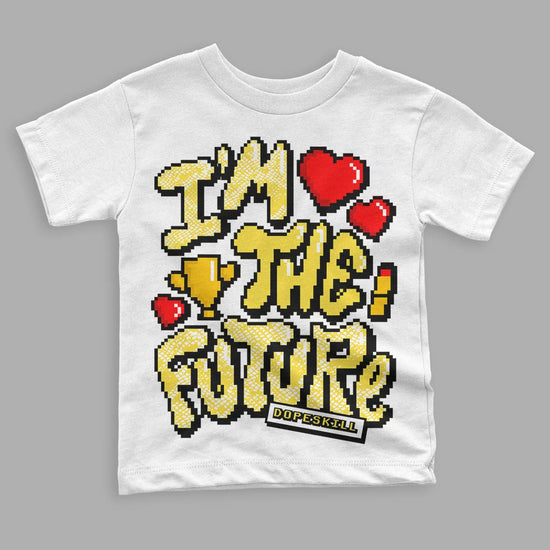 Jordan 11 Low 'Yellow Snakeskin' DopeSkill Toddler Kids T-shirt I'm The Future Graphic Streetwear