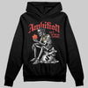 Red Sneakers DopeSkill Hoodie Sweatshirt Ambition Graphic Streetwear - Black
