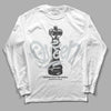 Jordan 1 Retro Low OG Black Cement DopeSkill Long Sleeve T-Shirt Queen Chess Graphic Streetwear - White