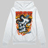 Black and White Sneakers DopeSkill Hoodie Drip or Die Graphic Streetwear - White 