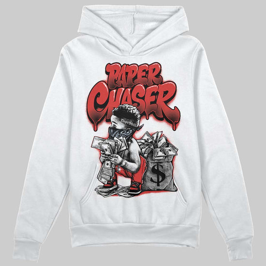 Jordan 6 “Reverse Infrared” DopeSkill Hoodie Sweatshirt Paper Chaser Boy Graphic Streetwear - White