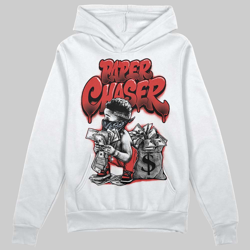 Jordan 6 “Reverse Infrared” DopeSkill Hoodie Sweatshirt Paper Chaser Boy Graphic Streetwear - White