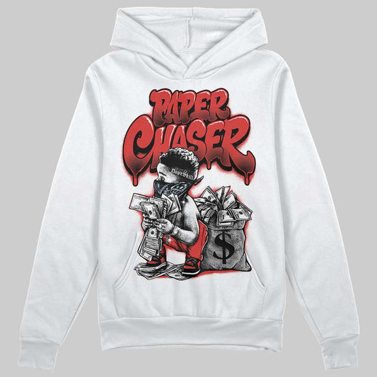 Jordan 6 “Reverse Infrared” DopeSkill Hoodie Sweatshirt Paper Chaser Boy Graphic Streetwear - White