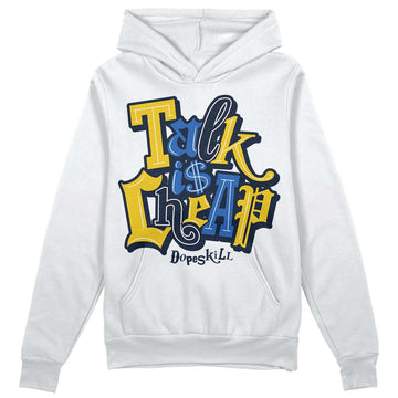 Dunk Low Vintage “Michigan” DopeSkill Hoodie Sweatshirt Talk Is Chip Graphic Streetwear - White 