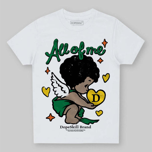 Green Sneakers DopeSkill Toddler Kids T-shirt All Of Me Graphic Streetwear - White 
