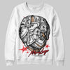 Jordan 11 Retro Cherry DopeSkill Sweatshirt Money Longer Graphic Streetwear - White