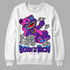 Jordan 13 Court Purple DopeSkill Sweatshirt Born To Be Rich Graphic Streetwear - White