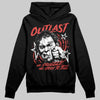 Red Sneakers DopeSkill Hoodie Outlast Graphic Streetwear - black