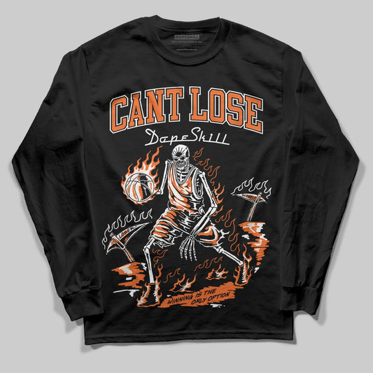 Jordan 1 Retro High OG Shattered Backboard (2025) DopeSkill Long Sleeve T-Shirt Cant Lose Graphic Streetwear - black