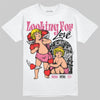 Diesel Pink S - Serendipity Pro-X1 Trainers DopeSkill T-Shirt Looking For Love Graphic Streetwear - White 