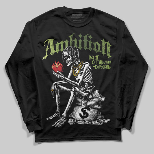 Foamposite Pro 'Pine Green' DopeSkill Long Sleeve T-Shirt Ambition Graphic Streetwear - black