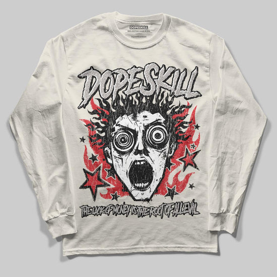 Jordan 1 Retro High OG “Sail” DopeSkill Long Sleeve T-Shirt Root of Evil Graphic Streetwear