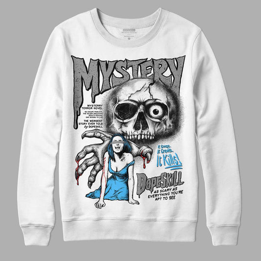 Dunk Pure Platinum DopeSkill Sweatshirt Mystery Ghostly Grasp Graphic Streetwear - White